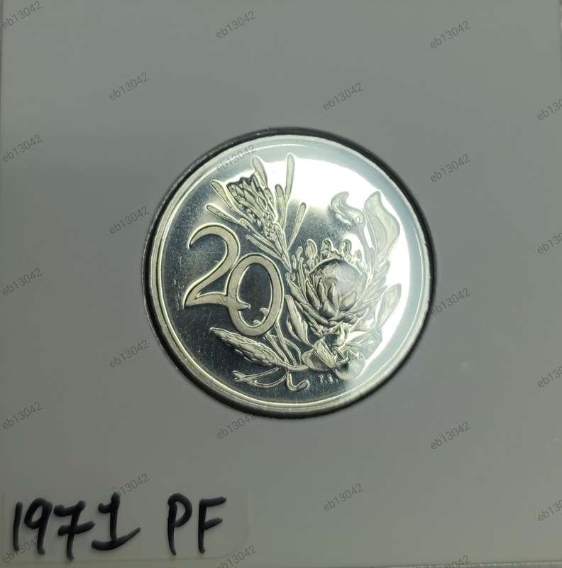 1971 20 CENT PROOF COIN - ONLY 12,000 MINTED!