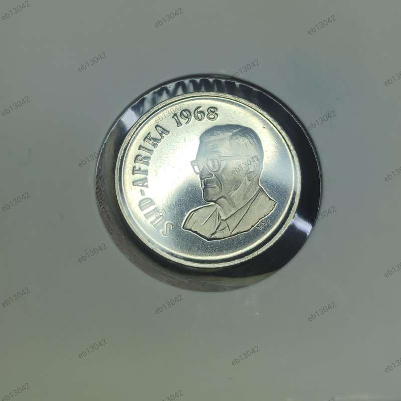 1968 (AFRIKAANS) 10 CENT PROOF COIN - ONLY 25,000 MINTED!