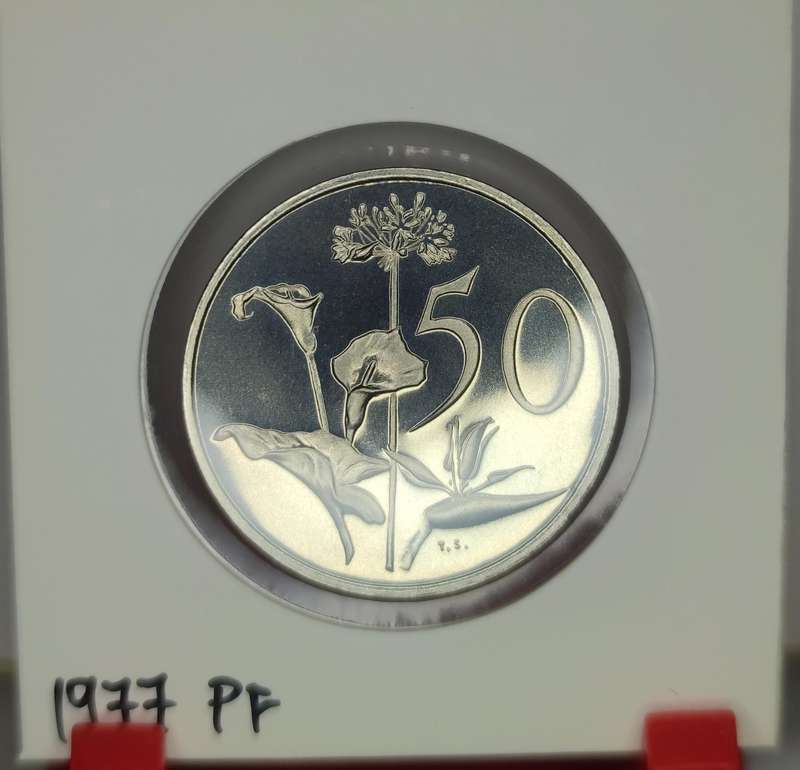 1977 50 CENT PROOF COIN - ONLY 19,000 MINTED