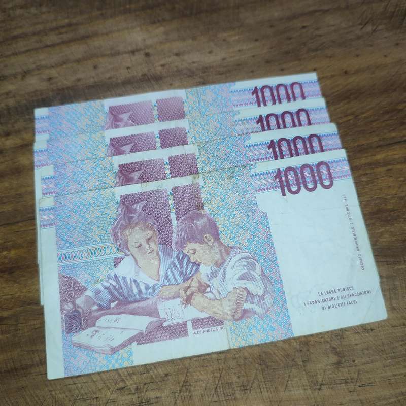 1,000 LIRE (MARIA MONTESSORI) NOTES - CIRCULATED