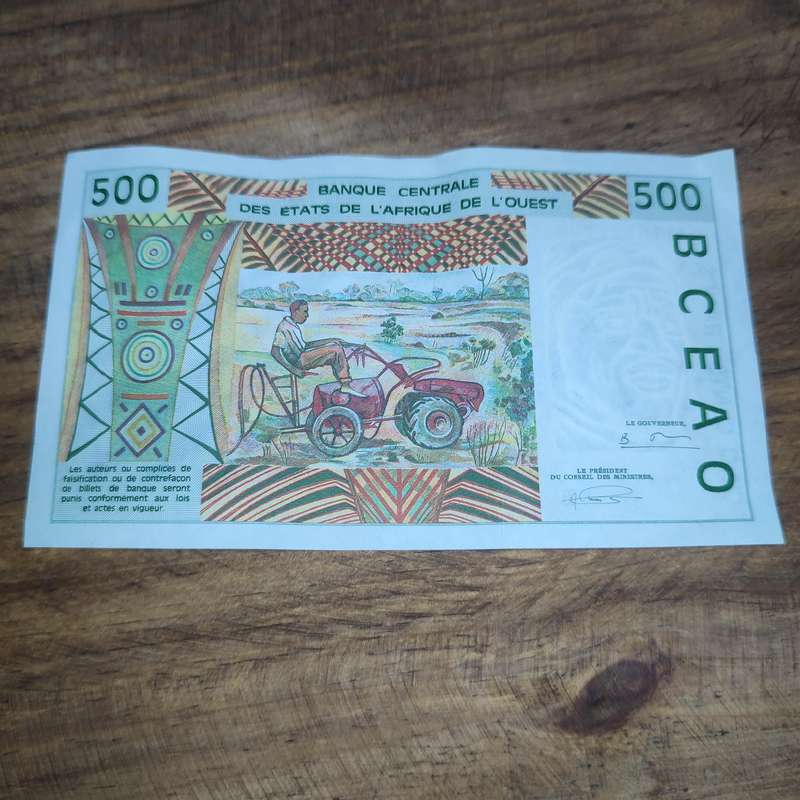 500 FRANCS CFA (500 XOF) NOTE - CIRCULATED