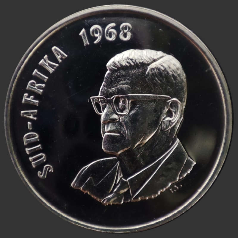 1968 50 CENT (AFRIKAANS) PROOF COIN - ONLY 25,000 MINTED