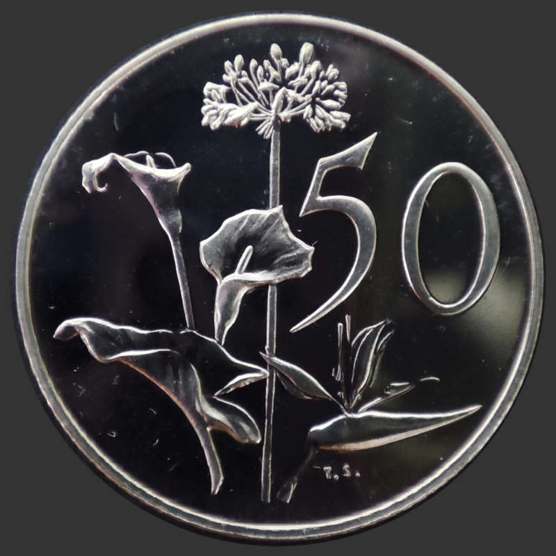 1968 50 CENT (AFRIKAANS) PROOF COIN - ONLY 25,000 MINTED