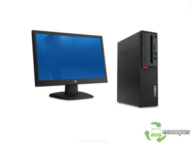 LENOVO THINKCENTRE M75s SFF Ryzen 5 Pro 3400G 16GB ram + MONITOR 20" Keyboard & mouse