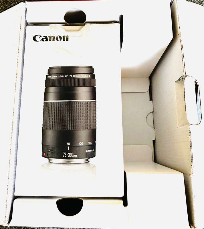 Canon 4000D DSLR camera with 2 lens and accessories