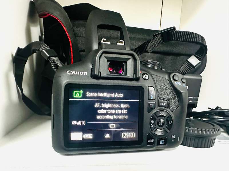 Canon EOS2000D with Lens and accessories  *Canon EOS2000D DSLR Camera Body