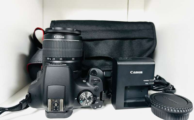 Canon EOS2000D with Lens and accessories  *Canon EOS2000D DSLR Camera Body