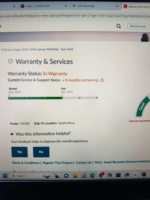 Lenovo ThinkPad P15v  Core i7-11800H 2,30GHz  16GB Ram  512GB SSD  15.6 NVIDIA T600 UHD Graphics