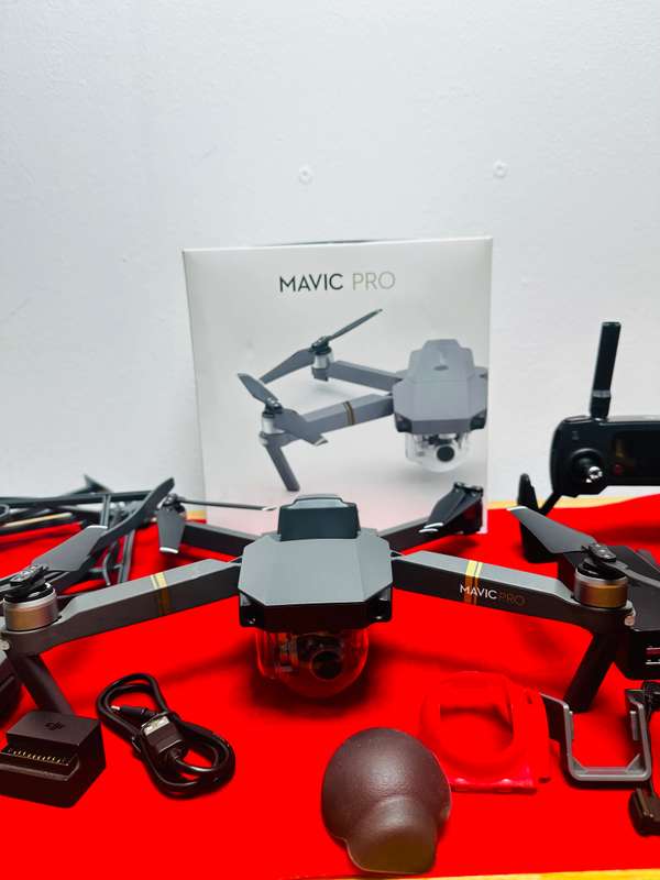 DJI Mavic Pro (Original) drone and many accessories  DJI Mavic Pro drone with Remote  three batteri