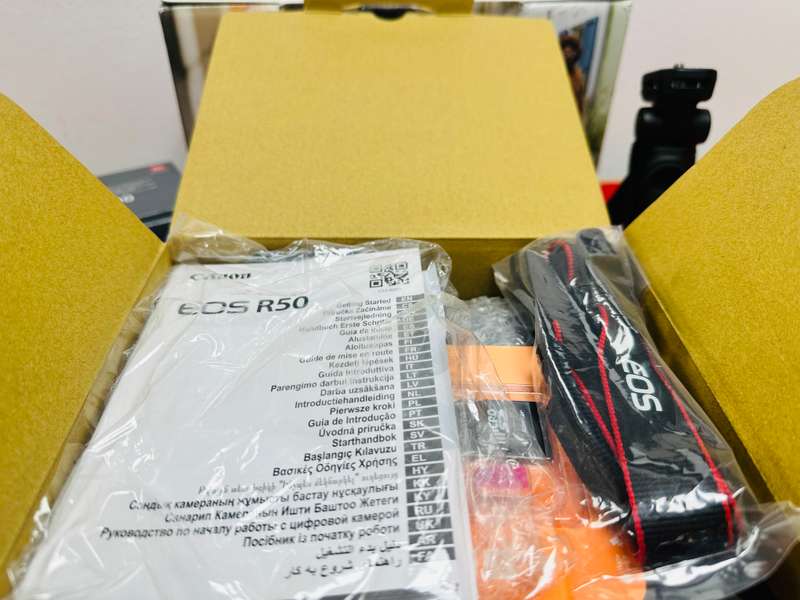 Canon EOS R50 Mirrorless content creator kit with RF-S 18-45mm F 4.5-6.3 IS STM Kit lens + more