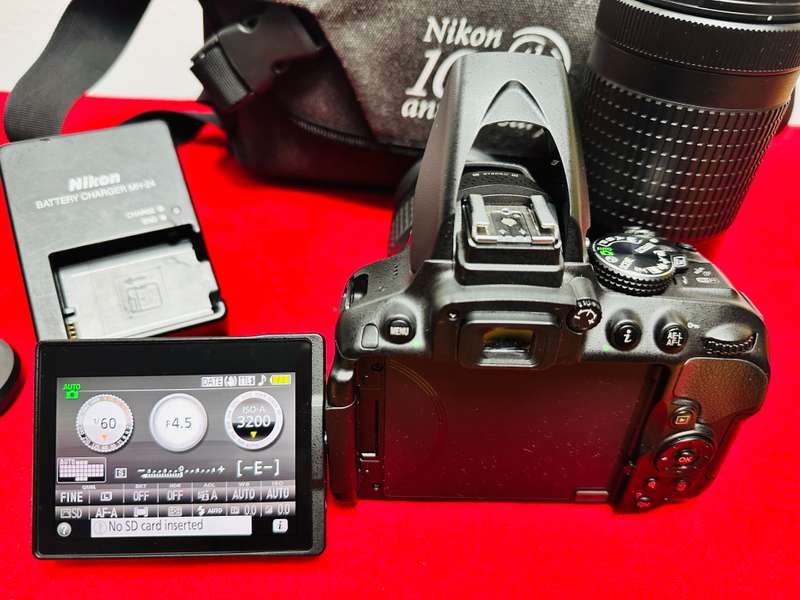 Nikon D5300 DSLR Camera With  * Nikon 18-55mm DX VR Lens * Nikon 70-300mm DX zoom Lens