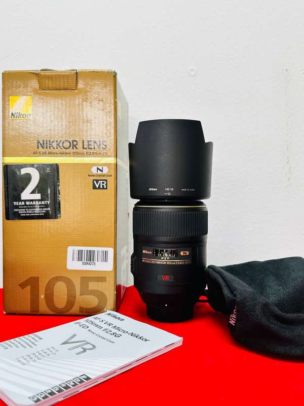 Nikon AF-S VR Micro-Nikkor 105mm f/2.8G IF-ED Lens