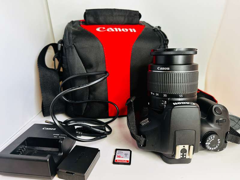 Canon EOS 1300D DSLR Camera With Lens and accessories