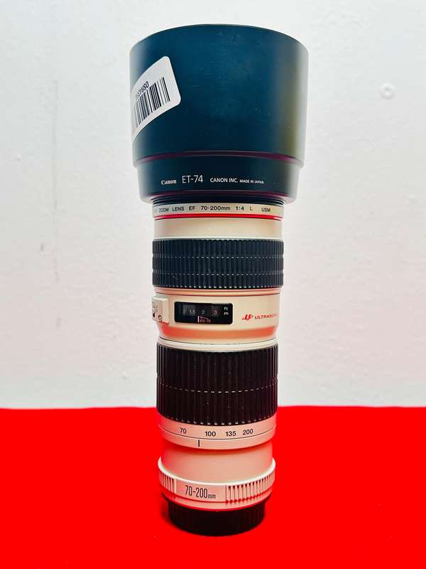 Canon EF 70-200mm f/4L USM Telephoto Zoom Lens  Condition: Excellent  Clean glass, smooth zoom