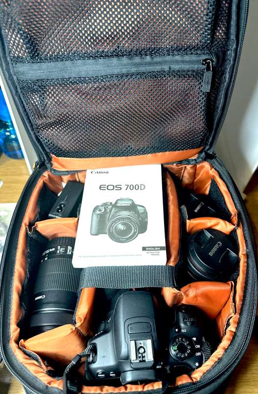 Canon EOS 700D with 3 Lens and Accessories