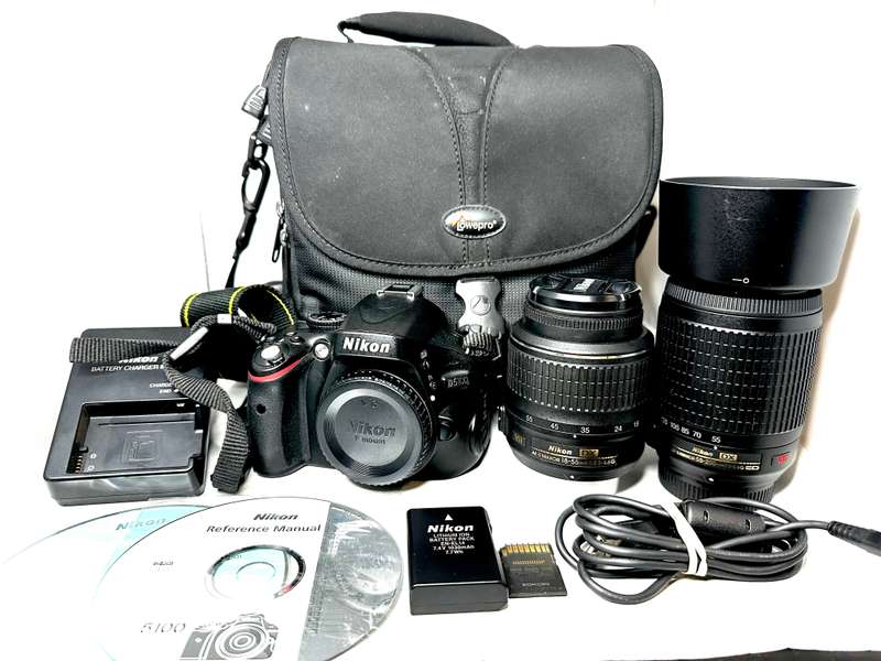 Nikon D5100 with 2x Lens and accessories excellent condition as new Low shutter count 2098