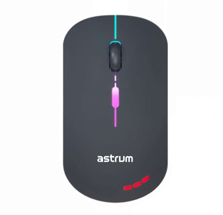 Astrum KW210 Mini Wireless Keyboard and Mouse Combo, RGB Led Lights