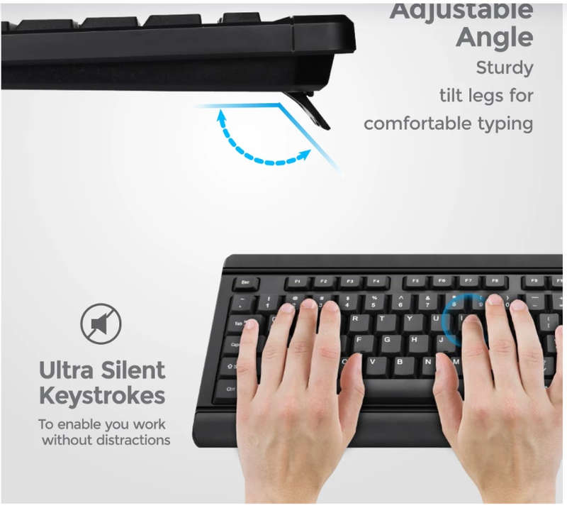 Astrum Usb Wired Classic Keyboard, Full Size Keyboard