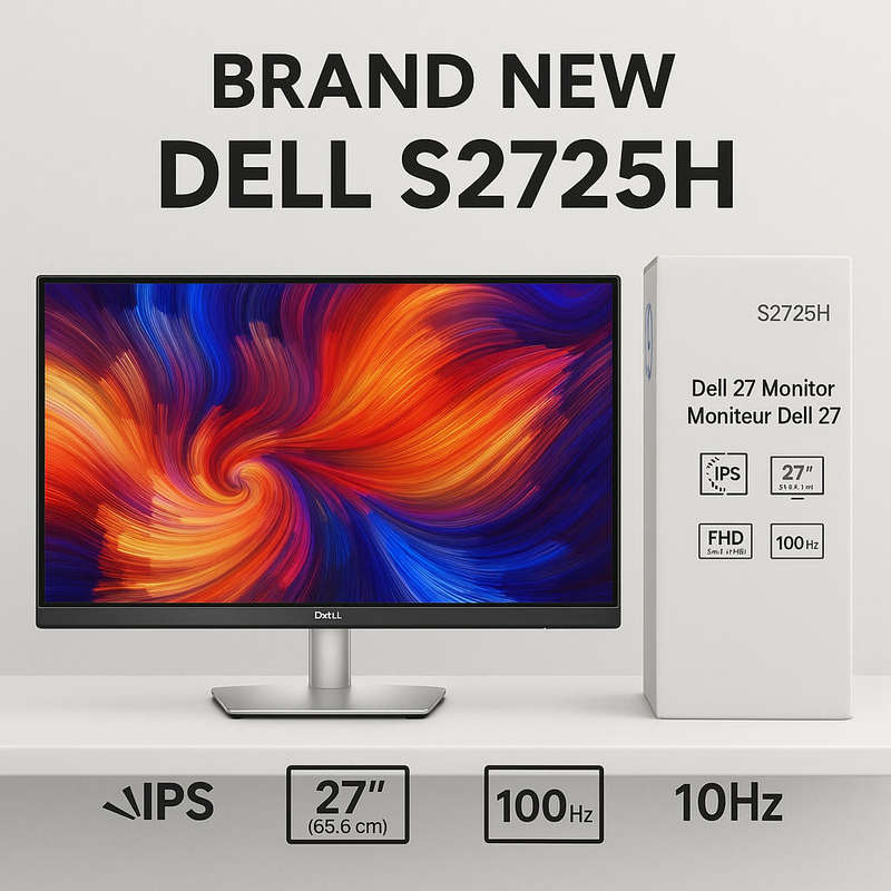 Brand New Dell S2725H Monitor  27 FHD | IPS | 100Hz