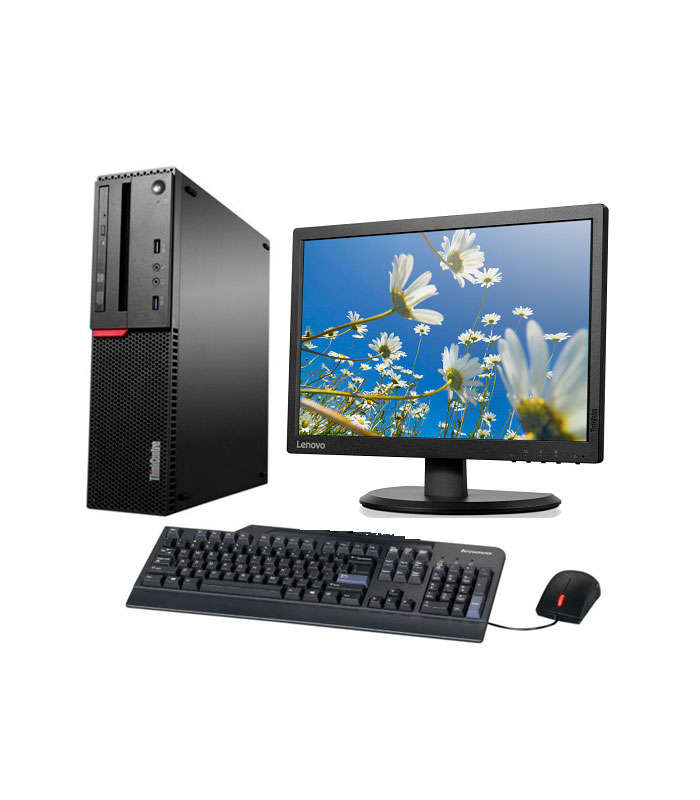 LENOVO THINKCENTRE M75s SFF Ryzen 5 Pro 3400G 16GB ram + MONITOR 20" Keyboard & mouse