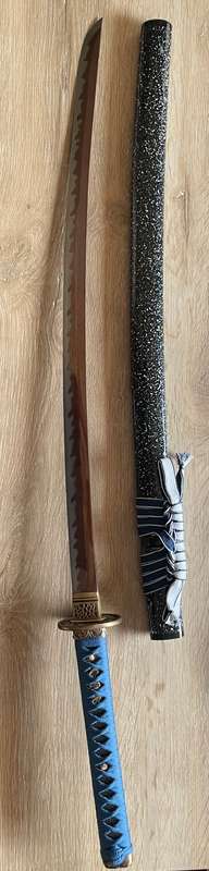Handmade Damascus Folded genuine Katana