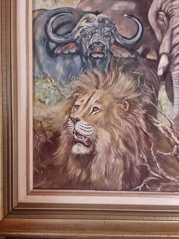 Magda de Kock oil painting