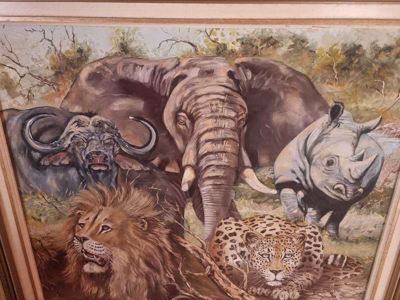 Magda de Kock oil painting