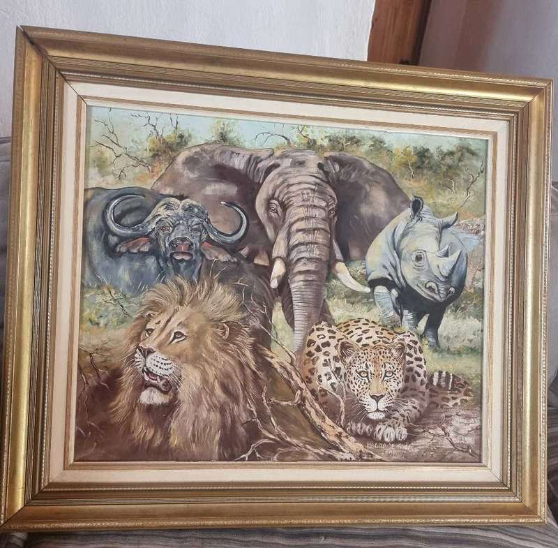 Magda de Kock oil painting