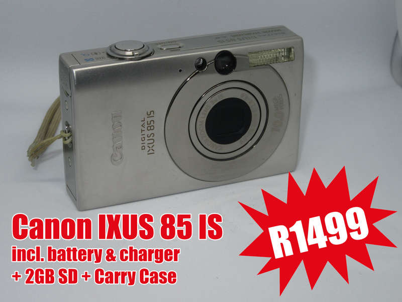 Canon IXUS 85 IS - 10 Megapixel - 3x Optical Zoom