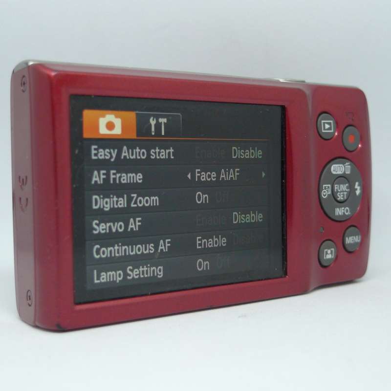 Canon IXUS 185 Red - 20 Megapixel - 8x Optical Zoom