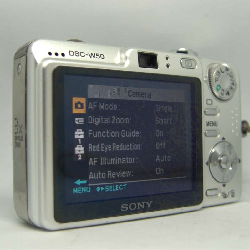 Sony Cybershot W50 - 6 Megapixels - 3x Optical Zoom