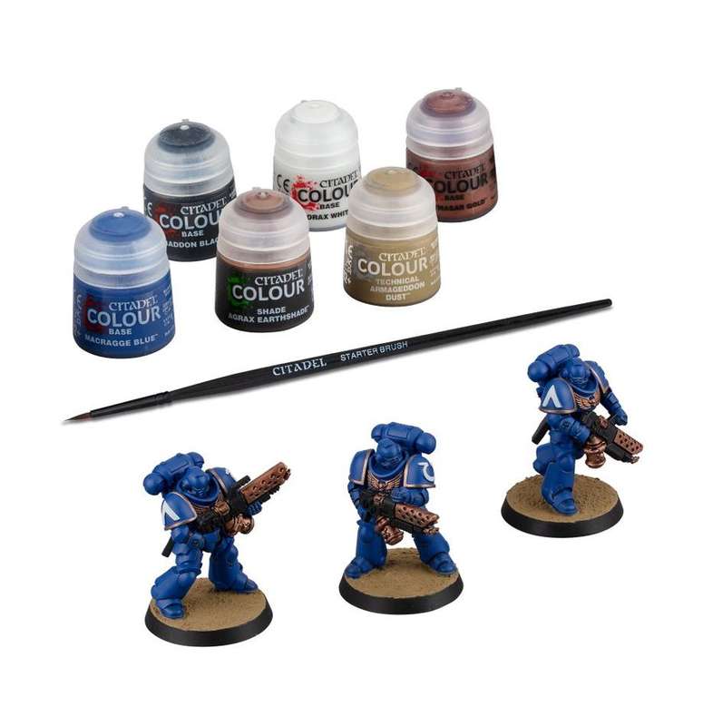 Space Marines: Infernus Marines + Paints - Warhammer 40K