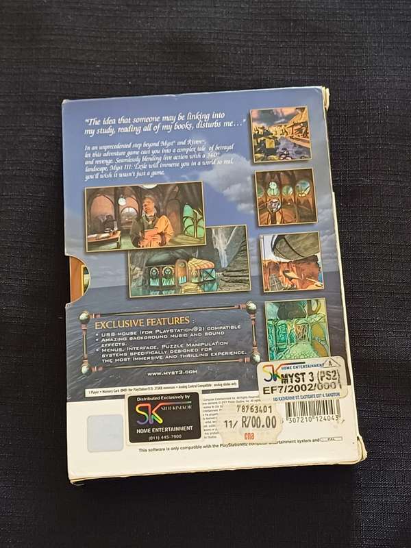 Myst III Exile (PS2)