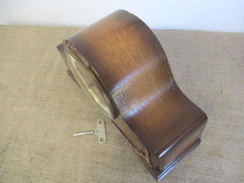 Original Vintage Kienzle Mantle Clock With Winding Up Key           Made In Germany