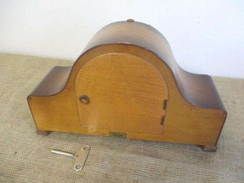 Original Vintage Kienzle Mantle Clock With Winding Up Key           Made In Germany
