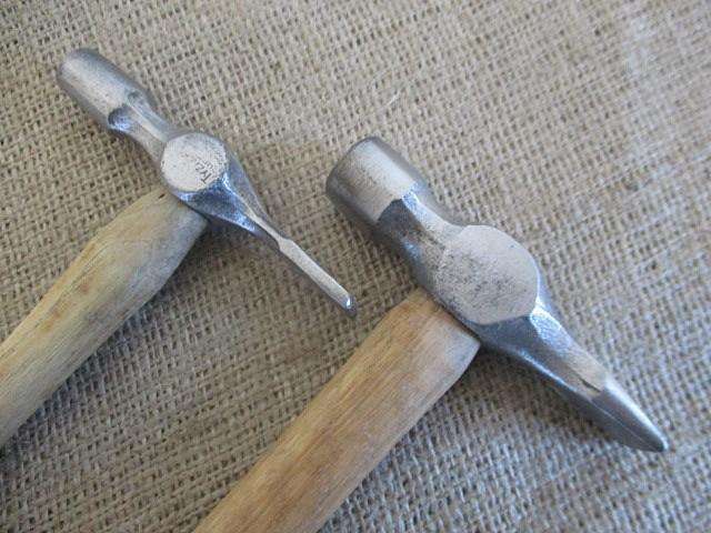 Great Vintage RW Tools 200gr Pin Hammer And Vintage Tyzack & Co Sheffield 150gr Pin Hammer.