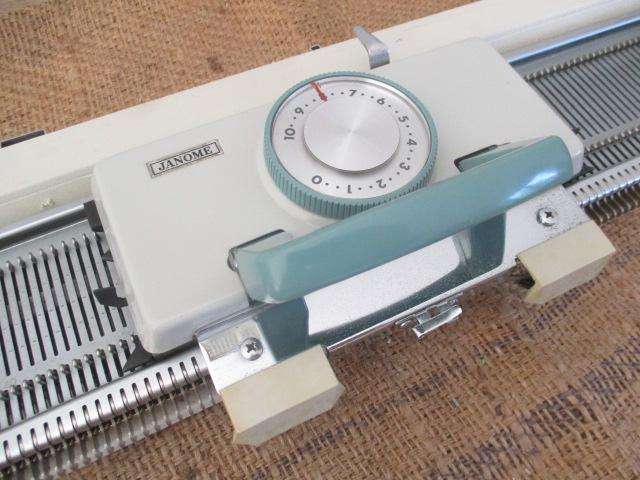 Vintage Model CHJ - 3 Janome Junior Knitting Machine With Accessories