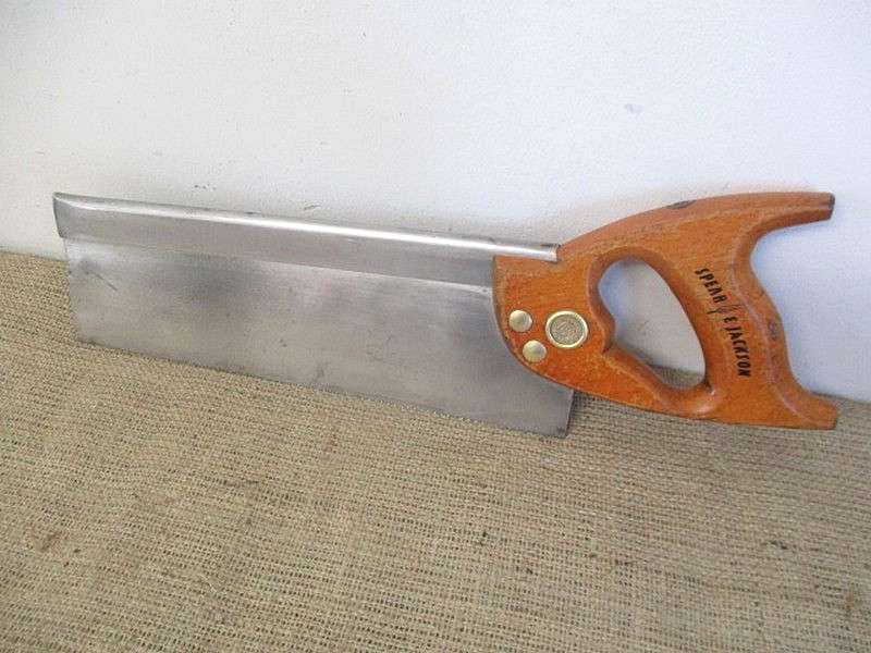 An Outstanding Vintage 12 inch Spear & Jackson Back Saw                   Sheffield