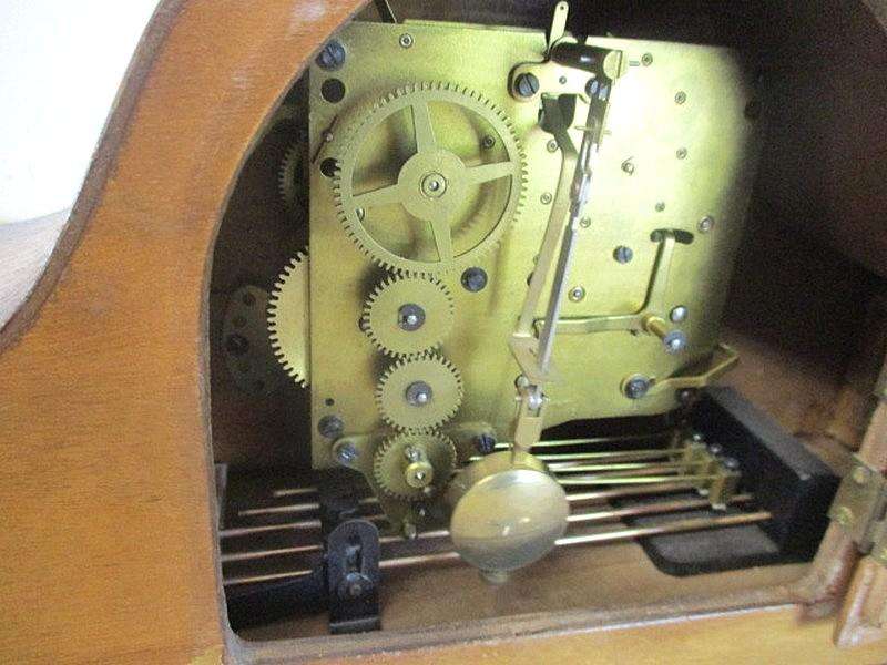 Original Vintage Kienzle Mantle Clock With Winding Up Key           Made In Germany
