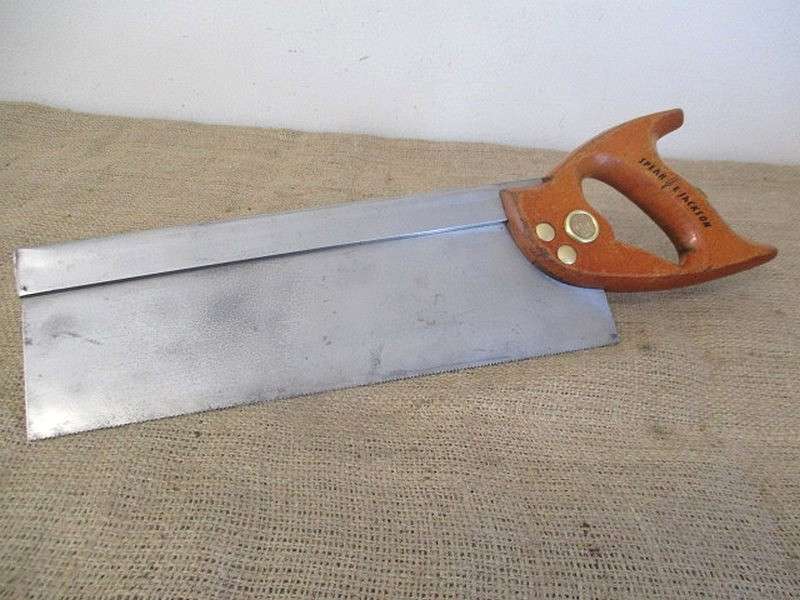 An Outstanding Vintage 12 inch Spear & Jackson Back Saw                   Sheffield