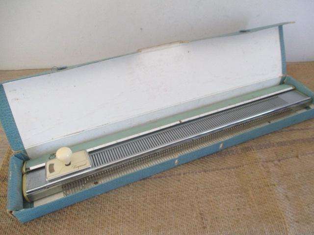 Very Old Vintage Empisal Knitting Machine In Original Packaging