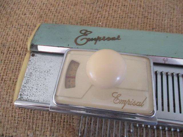 Very Old Vintage Empisal Knitting Machine In Original Packaging