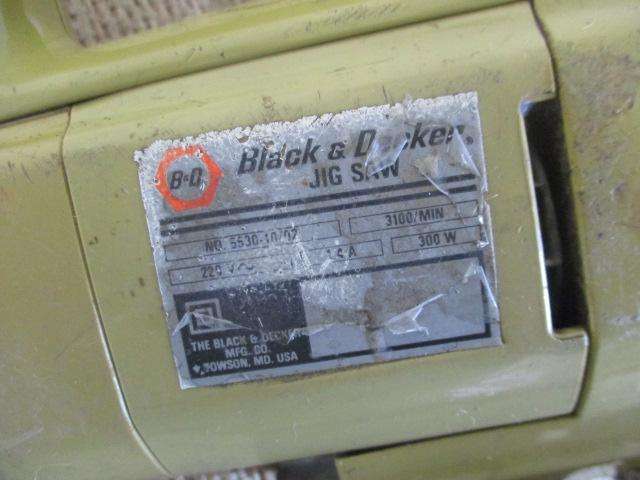 Nice Vintage Black & Decker No 5530 - 10 - 02 Jig Saw By The Black & Decker Mfg. Co.  USA.