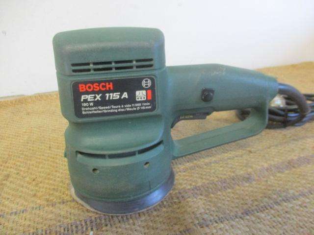 Beautiful Bosch PEX 115 A Orbital Sander                    Made In Switzerland