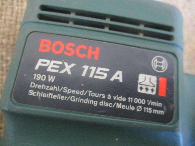 Beautiful Bosch PEX 115 A Orbital Sander                    Made In Switzerland
