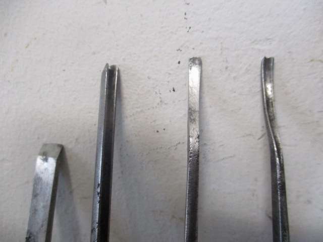 Super Rare Antique/Vintage Set of 8 Ward & Payne / S.J.Addis Wood Carving Knifes