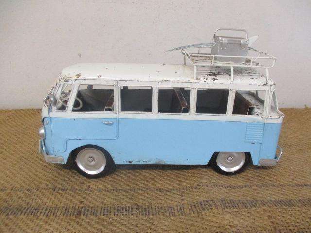 Large Characterful Vintage 1950 Volkswagen Tin Kombi
