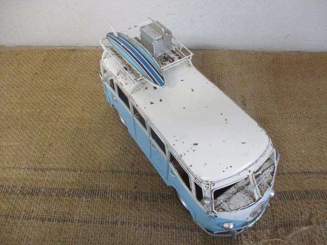 Large Characterful Vintage 1950 Volkswagen Tin Kombi