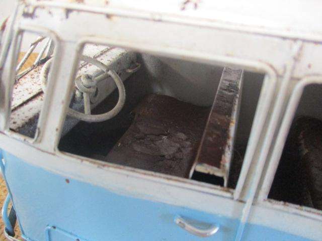 Large Characterful Vintage 1950 Volkswagen Tin Kombi