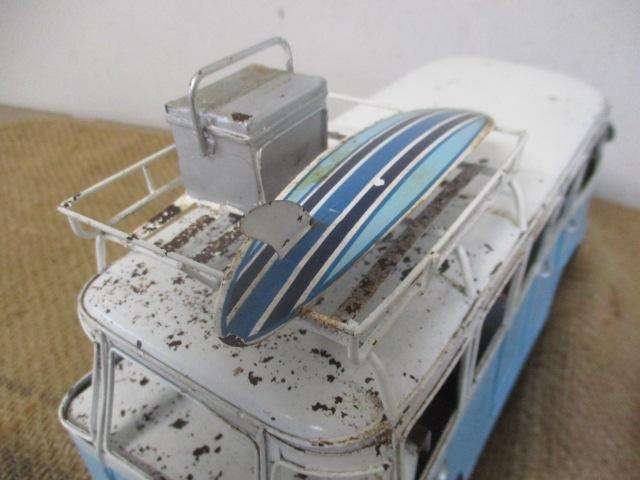 Large Characterful Vintage 1950 Volkswagen Tin Kombi